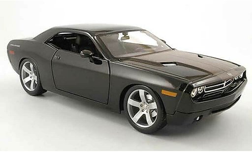 Dodge Challenger 2006 1/18 Maisto concept black diecast model cars