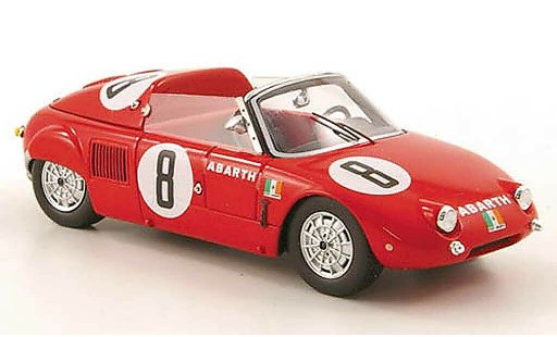 Abarth 700 Spyder 1/43 Spark No.8 24h Le Mans P.Frescobaldi / R.Cammarota 1961 diecast model cars