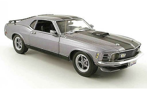 Ford Mustang Mach 1 1/18 Highway 61 1custom grey diecast model cars