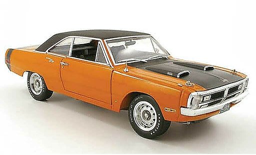 Dodge Dart 1970 1/18 Highway 61 swinger orange/noir diecast model cars