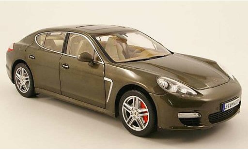 Porsche Panamera Turbo 1/18 Norev brown 2009 diecast model cars