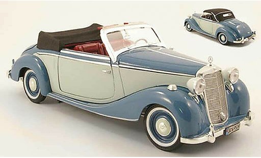 Mercedes 170 Cabriolet 1/18 Spark s (w191) blue/grey 1950 diecast model cars