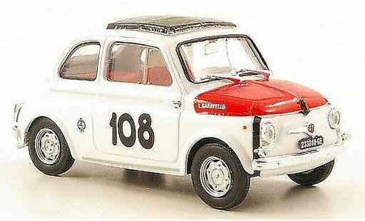 Fiat 595 Abarth 1/43 Brumm No.108 Coppa Gallega 1965 diecast model cars