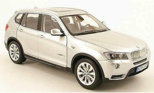 Bmw X3 F25 1/18 Norev grey metallisee 2010 diecast model cars