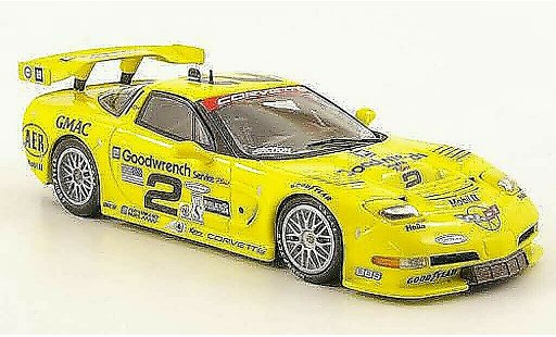 Chevrolet Corvette course 1/43 Minichamps C5 R GTS No.2 winner 24h Daytona 2001 diecast model cars