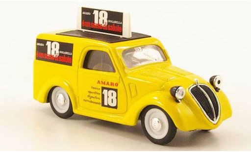 Fiat 500 B 1/43 Brumm Furgoncino Amaro 18 Isolabella 1946 diecast model cars