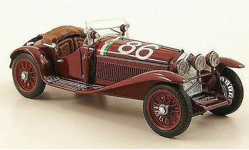 Alfa Romeo 1750 corsa 1/43 Brumm No.86 Campari / Marinoni Mille Miglia 1931 diecast model cars