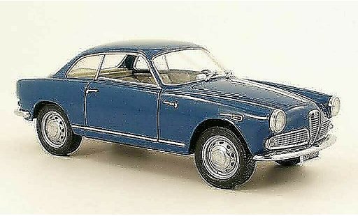 Alfa Romeo Giulietta sprint 1/18 Mini Miniera blue diecast model cars