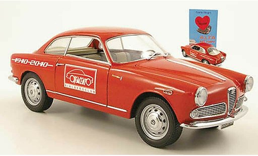 Alfa Romeo Giulietta sprint 1/18 Mini Miniera red 100 ans diecast model cars