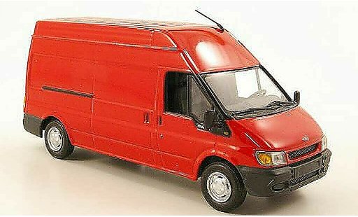 Ford Transit Kastenwagen 1/43 Minichamps Van red 2000 diecast model cars