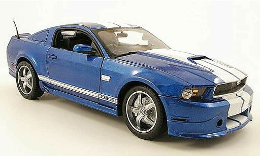 Shelby GT 350 2011 1/18 Shelby Collectibles blue white diecast model cars
