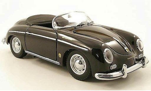 Porsche 356 A A 1/18 Kyosho A speedster black diecast model cars