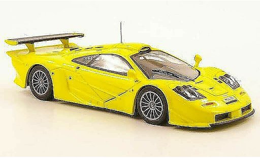 McLaren F1 GTR GTR Long Tail 1/43 IXO yellow Homologationsmodell 1997 diecast model cars