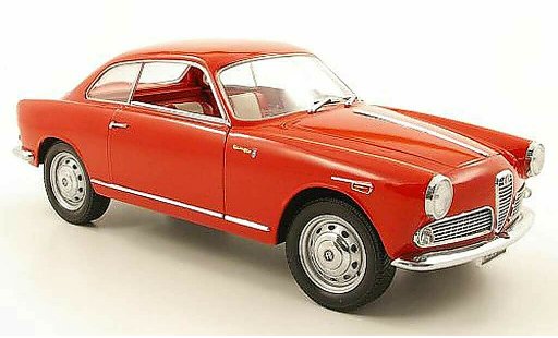 Alfa Romeo Giulietta sprint 1/18 Mini Miniera red diecast model cars