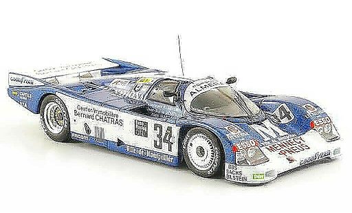 Porsche 962 1989 1/43 Spark C No.34 Almeras 24h Le Mans diecast model cars