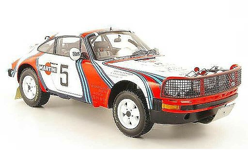 Porsche 911 SC 1/18 Spark 3.0 no.5 martini east afrika safari rallye 1978 b.waldegaard/h.thorszelius diecast model cars