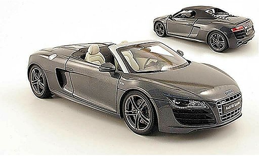 Audi R8 spyder 5.2 fsi 1/18 Kyosho grey diecast model cars