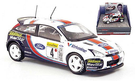 Ford Focus RS WRC 1/43 Vanguards No.4 /Telefonica McRae/Grist Rally Monte Carlo 2001 diecast model cars
