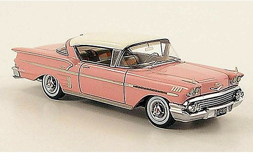 Chevrolet Bel Air Coupe 1/43 American Excellence 1958 Impala Hardtop pink/elfenbein lim.Aufl. 500 diecast model cars