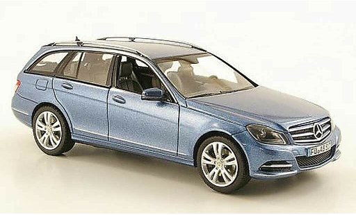 Mercedes Classe C T-Modell 1/43 Schuco (S204) blue Avantgarde diecast model cars