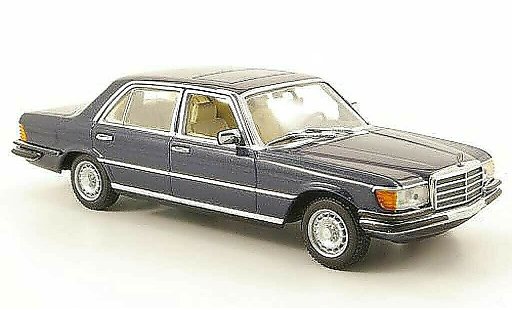 Mercedes 450 Base 1/43 Minichamps 6.9 (W116) blue diecast model cars
