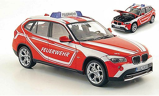 Bmw X1 E84 1/43 Schuco pompier diecast model cars