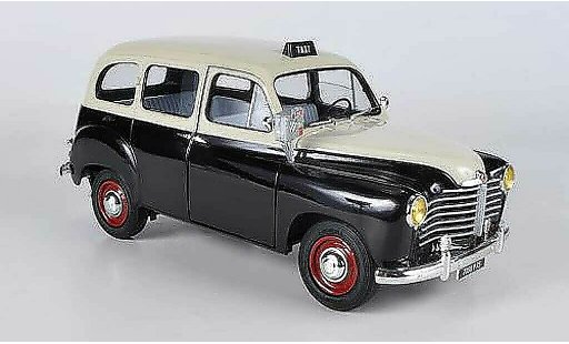 Renault Colorale Base 1/18 Solido Taxi black/beige 1953 diecast model cars
