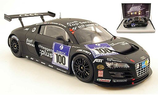 Audi R8 lms 1/18 Spark no.100 audi top service 24h nurburgring 2010 ekstrom / jarvis / scheider / werner diecast model cars