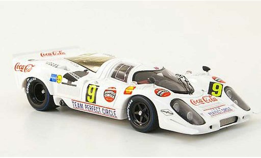 Porsche 917 1969 1/43 TrueScale Miniatures No.9 Team Perfect Circle/Coca-Cola 9h Kyalami diecast model cars