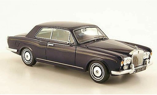 Rolls Royce Corniche Coupe 1/43 TrueScale Miniatures blue 1970 diecast model cars