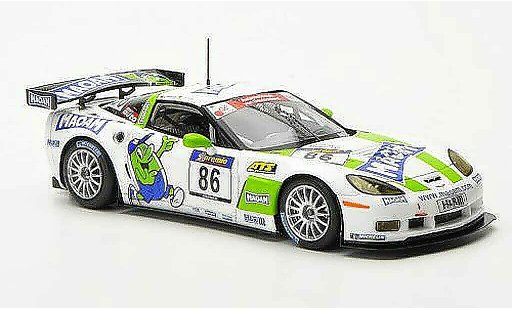 Chevrolet Corvette Z06 1/43 Minichamps C6 Callaway Z06R GT3 No.86 Maoam J.Hohenadel / L.D.Arnold VLN 2010 diecast model cars