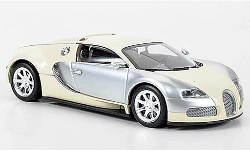Bugatti Veyron Edition Centenaire 1/43 Minichamps Chrom/beige 2009 diecast model cars