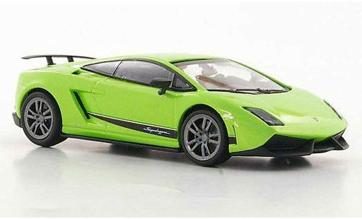 Lamborghini Gallardo LP570-4 1/43 Minichamps Superleggera green 2010 diecast model cars