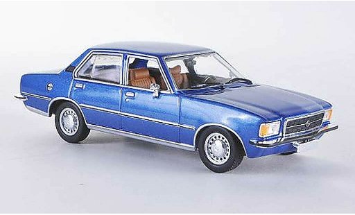 Opel Rekord D 1/43 Minichamps blue 1975 diecast model cars