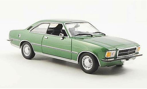 Opel Rekord D 1/43 Minichamps Coupe green 1975 diecast model cars