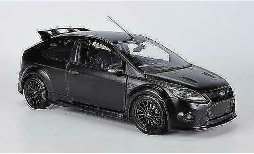 Ford Focus RS 500 1/18 Minichamps mat black 2010 diecast model cars