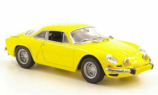 Alpine A110 rallye 1/43 Minichamps yellow 1971 diecast model cars