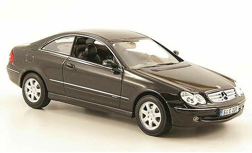Mercedes Classe CL Base 1/43 Minichamps K (C209) black 2001 diecast model cars