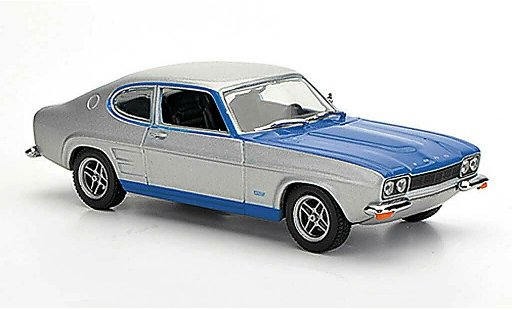 Ford Capri RS 2600 1/43 Minichamps MKI grey/blue 1972 diecast model cars