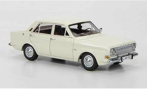 Ford Taunus 12M 1/43 Neo P6 Limousine white 4-portes diecast model cars
