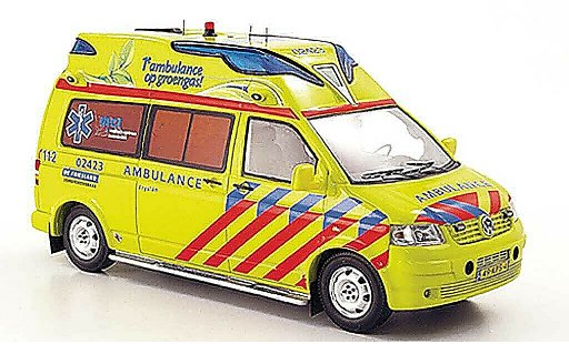 Volkswagen T5 T5 GP 1/43 Neo Hornis Silver KTW Kijlstra Ambulancegroep Fryslan 2010 diecast model cars