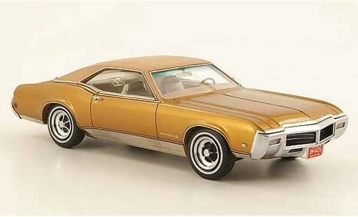 Buick Riviera Grand Sport 1/43 Neo 1969 GS gold/brown diecast model cars