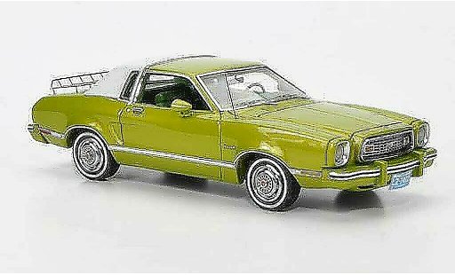 Ford Mustang Ghia 1/43 Neo II green/white diecast model cars