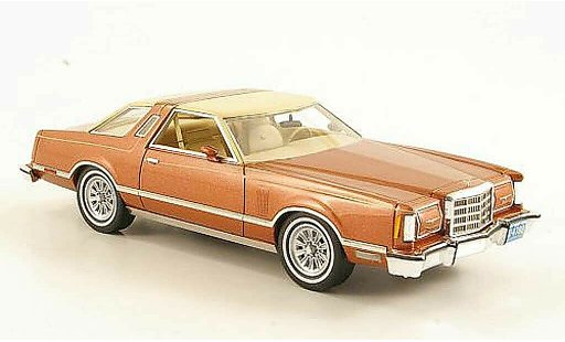 Ford Thunderbird 1977-1979 1/43 Neo copper/beige diecast model cars