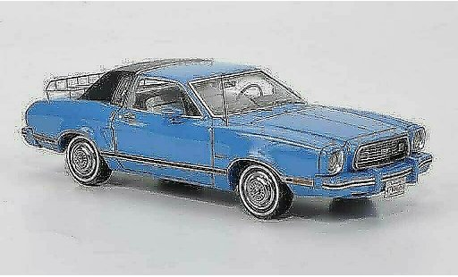 Ford Mustang Ghia 1/43 American Excellence II blue/black limited edition diecast model cars