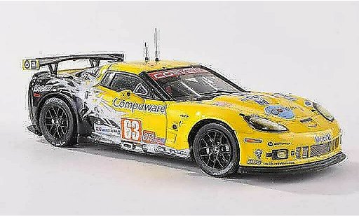 Chevrolet Corvette ZR1 1/43 IXO C6 No.63 Team Chevy LMGT2 24h Le Mans 2010 J.Magnussen/J.O'Connell/A.Garcia diecast model cars