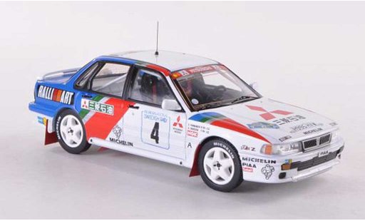 Mitsubishi Galant VR4 1/43 IXO No.4 Ralliart Rally Sweden 1991 Eriksson/Parmander diecast model cars