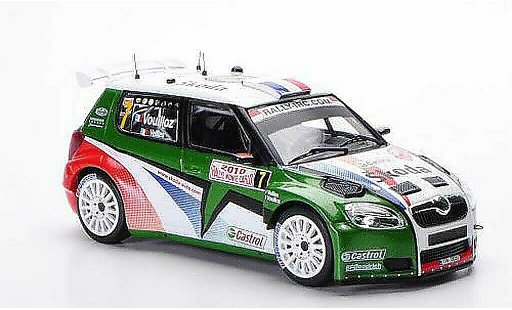 Skoda Fabia S2000 1/43 IXO No.7 N.Vouilloz / B.Veillas Rally Monte Carlo 2010 diecast model cars