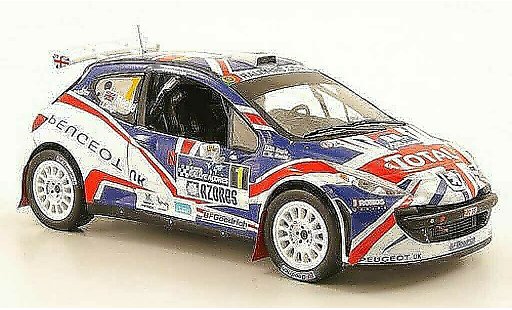 Peugeot 207 S2000 1/43 IXO No.1 Total IRC Azoren Rally 2010 diecast model cars