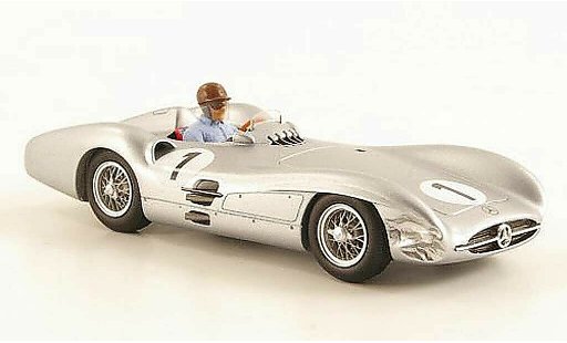 Mercedes W 196 Base 1/43 Spark No.1 J.-M.Fangio GP Great Britain 1954 diecast model cars